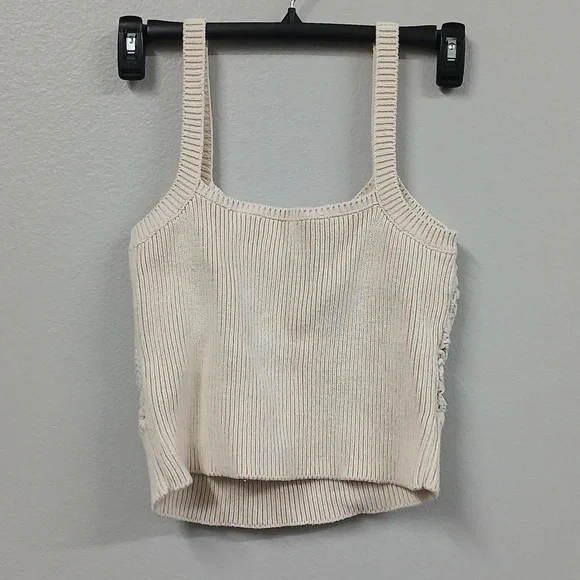 J Crew crochet crop tank top size small - Picture 5 of 5